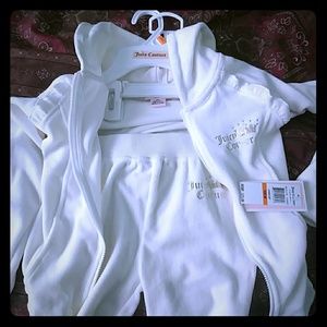 Juicy Couture jacket and sweatpants 2 piece outfit